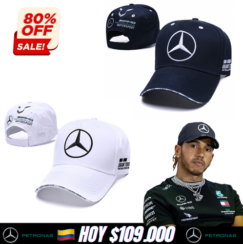 🏁-80% GORRA F1 Mercedes-Benz AMG  Hamilton Original🚨