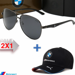 2x1 BMW.F1,Sunglasses UV400 Polarized + Gorra F1 Puma