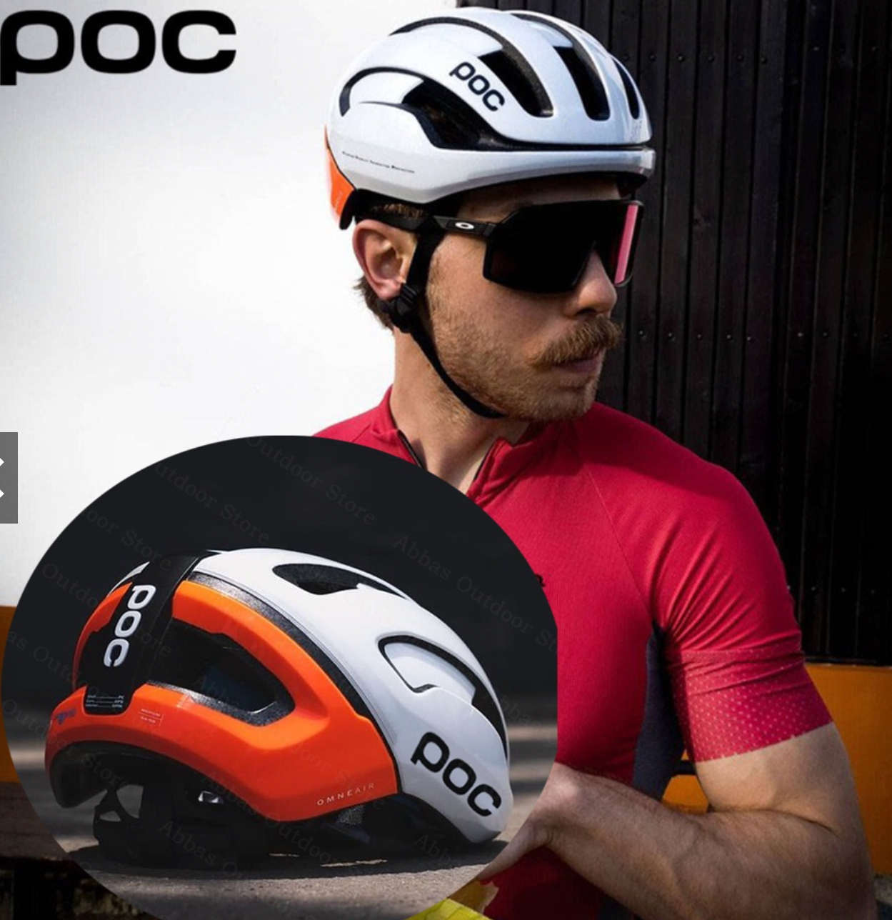 POC, Omne Air Spin - Casco ciclismo para viajeros y ciclismo de carretera,  ligero, transpirable y ajustable., S