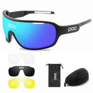 POC DO Half B AVIP,  Polarized,UV400 + 3Lenses Cycling Professional Sunglasses