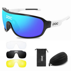 POC DO Half B AVIP,  Polarized,UV400 + 3Lenses Cycling Professional Sunglasses