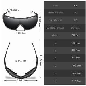 POC DO Half B AVIP,  Polarized,UV400 + 3Lenses Cycling Professional Sunglasses